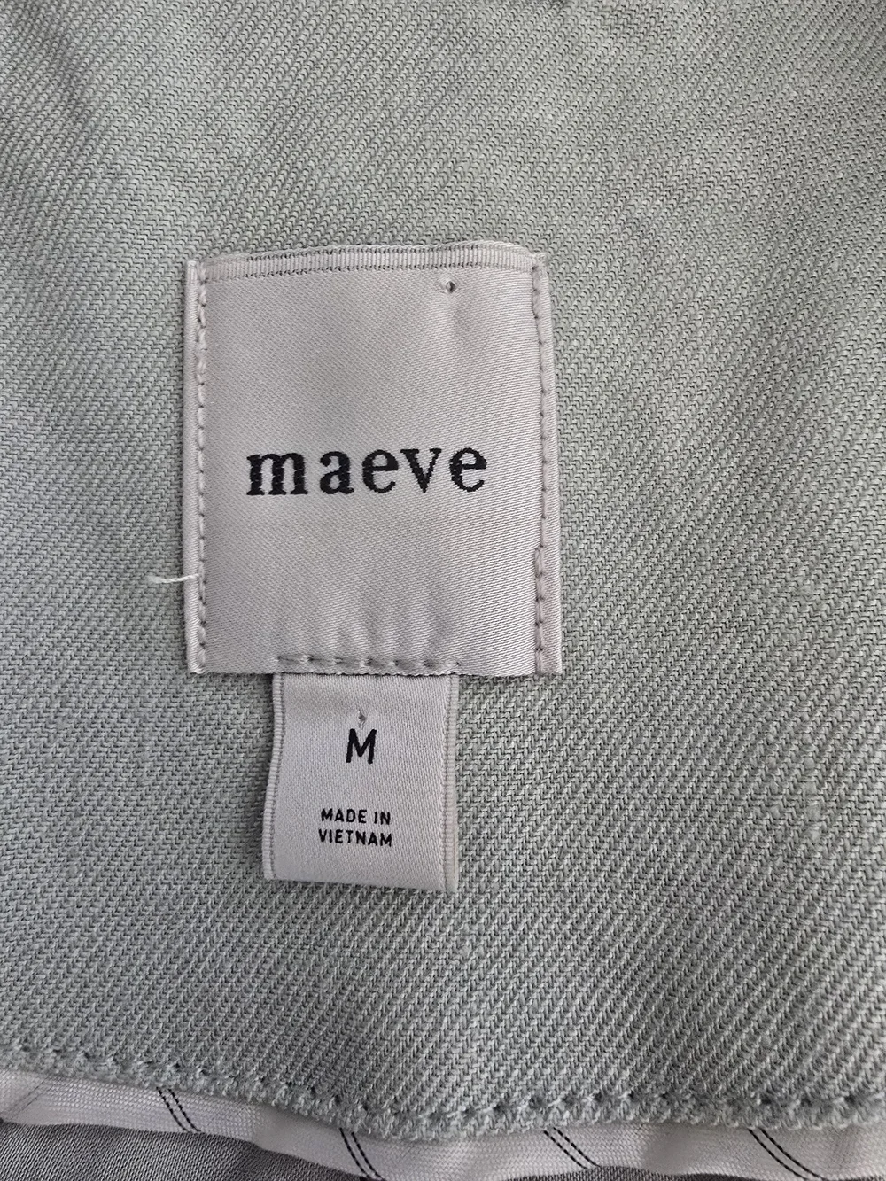 Maeve Sage Green Lightweight Blazer Sz M - Picture 5 of 6